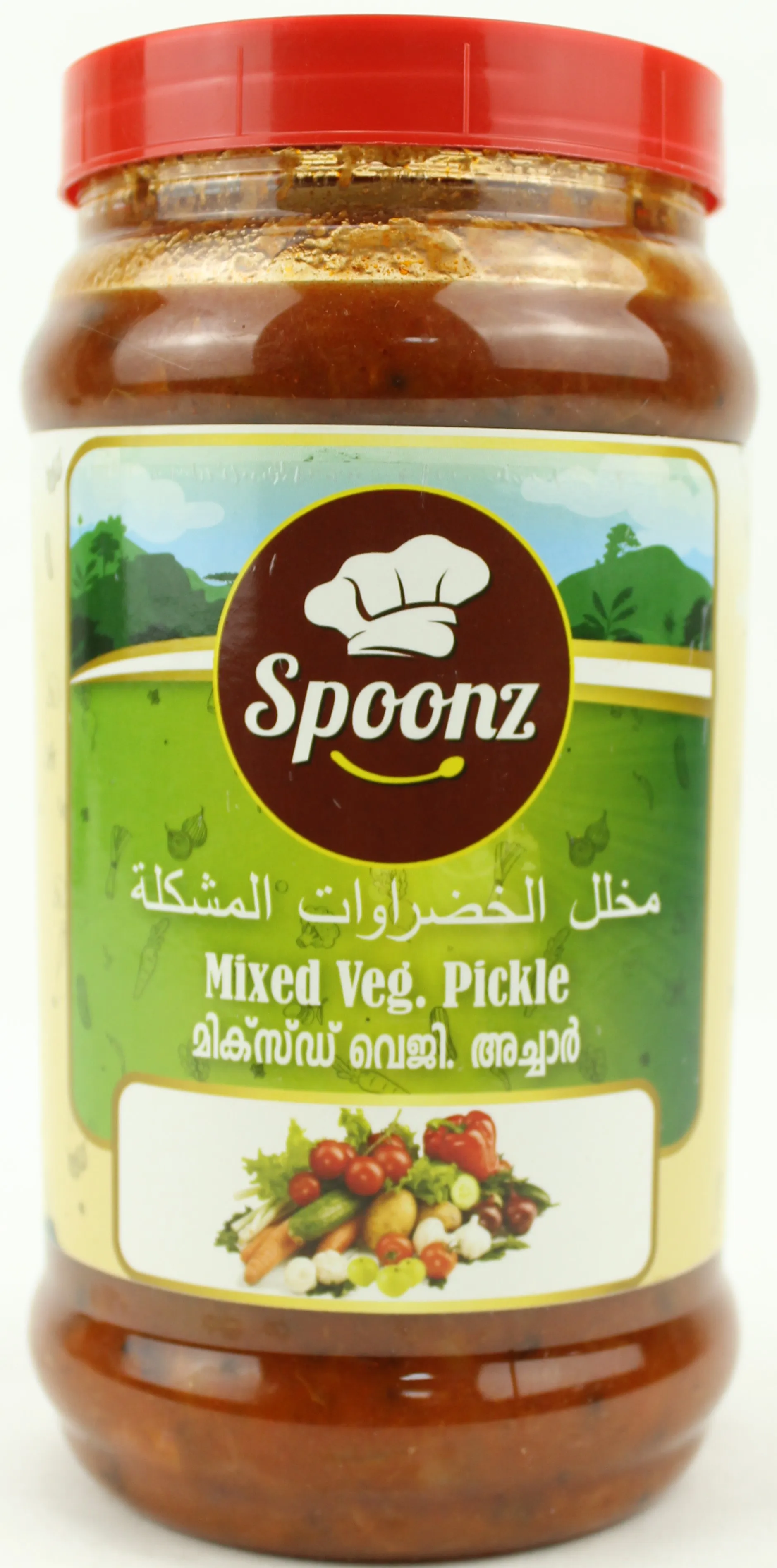 Spoonz Mixed Vegetable Pickle, 1Kg