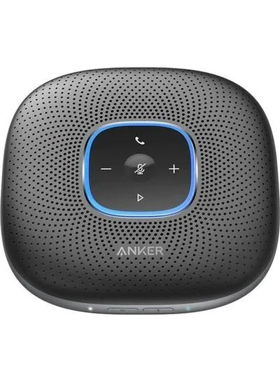 PowerConf Bluetooth Speakerphone, 6 Mics, Enhanced Voice Pickup, 24H Call Time, Bluetooth 5, USB C, Zoom Certified Bluetooth Conference Speaker, Compatible with Leading Platforms For Home Off