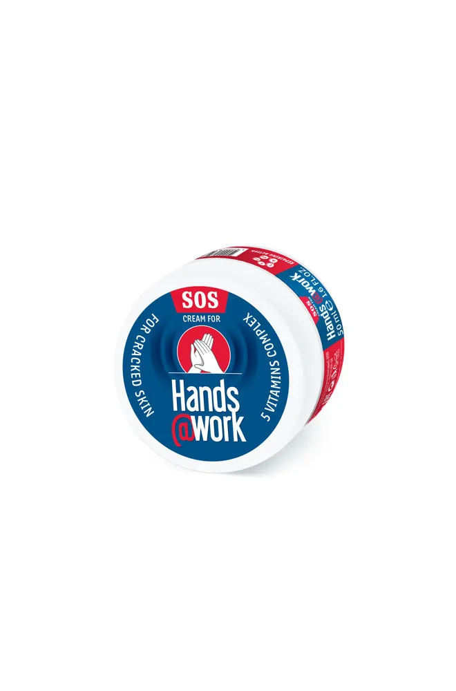 Hands@Work Hand Cream SOS Care _ Repairing Action Vitamin A C E B3 B5 _ 50ml