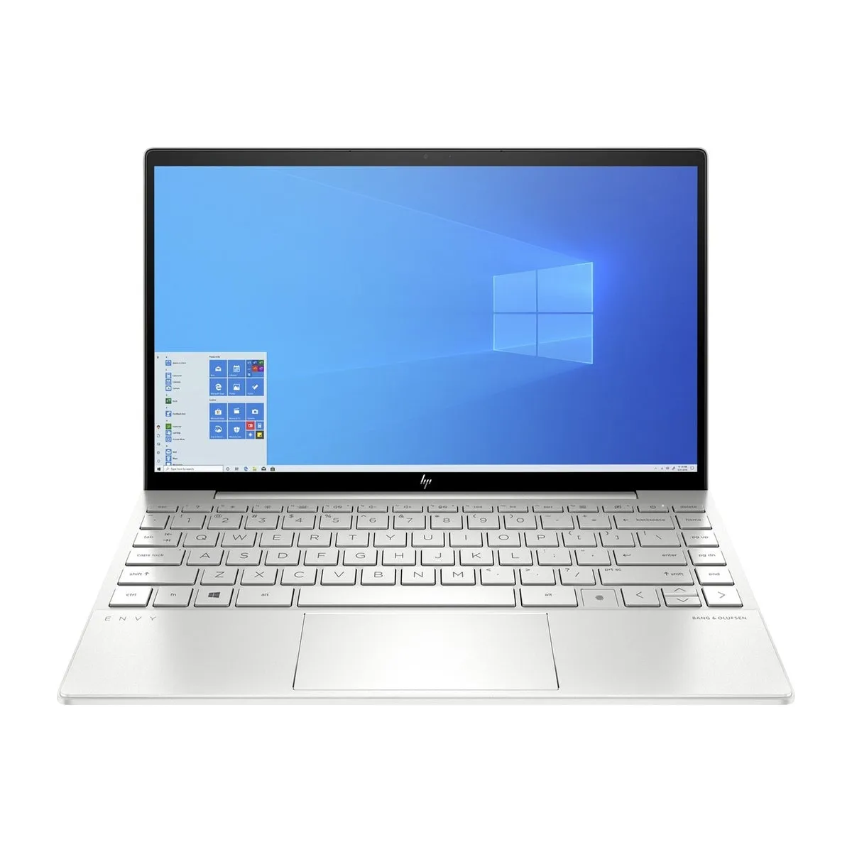 HP Envy 13-ba1007ne Laptop, Intel Core i7-1165G7, 8GB RAM 512GB SSD,  13.3" FHD, Windows 10. Silver. Eng&Arb Keyboard
