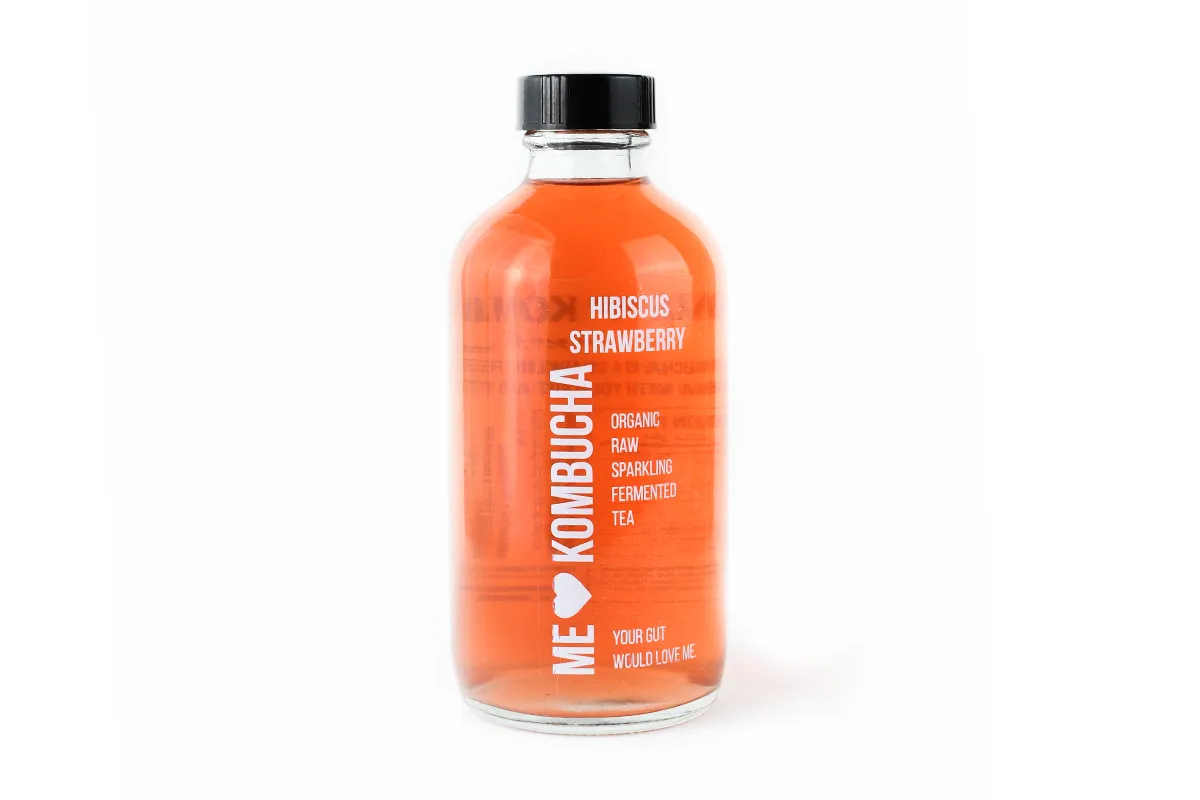 Me Kombucha Hibiscus Strawberry