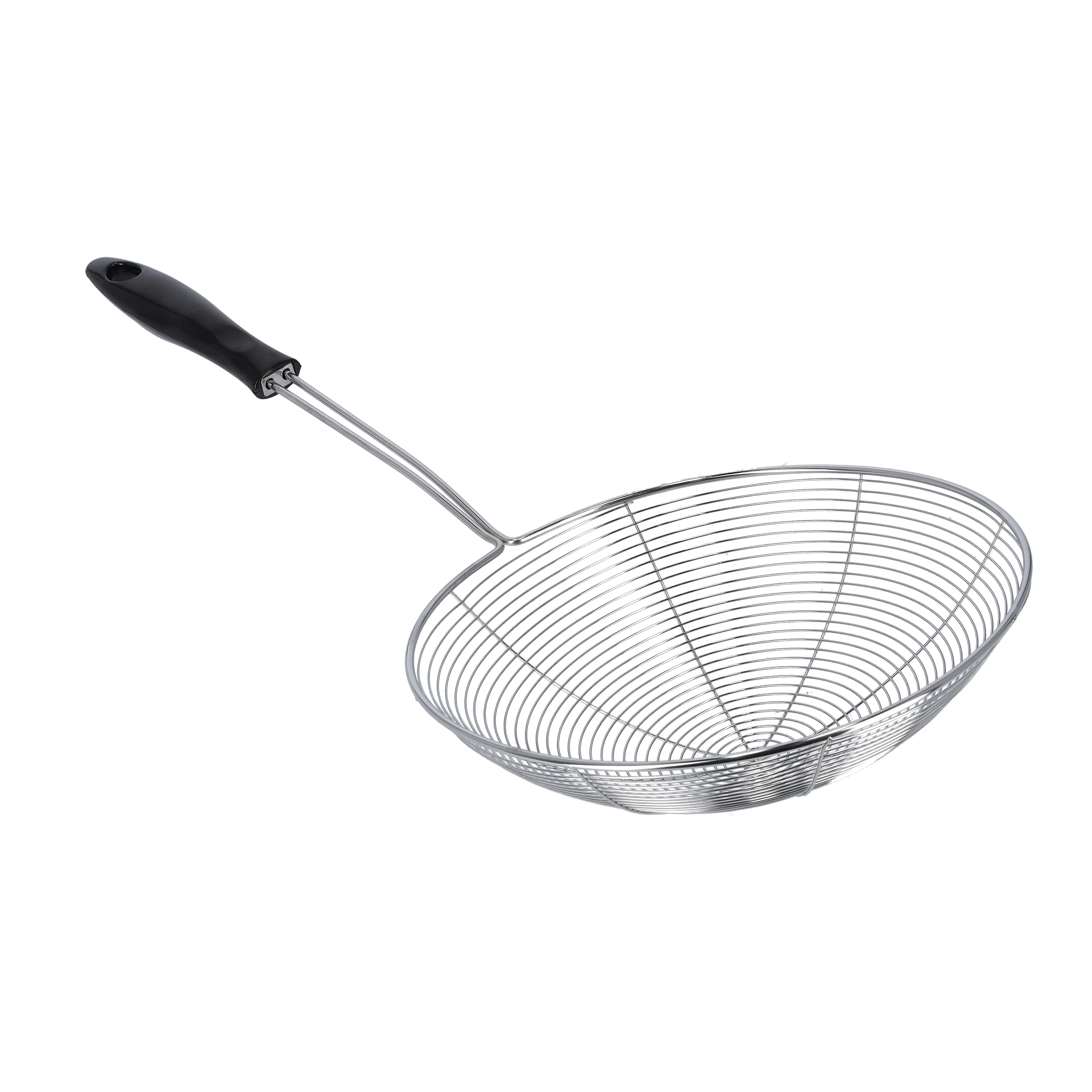 Royalford  19.5 Cm Stainless Steel Skimmer - Spider Strainer Skimmer Strainer Ladle Stainless Steel Wire Skimmer Spoon with Handle for Kitchen Frying Food, Pasta, Spaghetti, Noodle & More