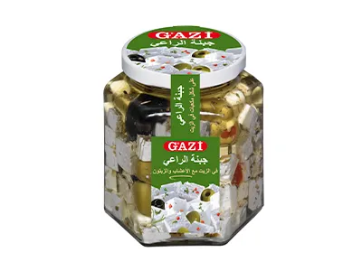 Gazi Soft Cheese Cubes in Oil with Herbs 45 fat