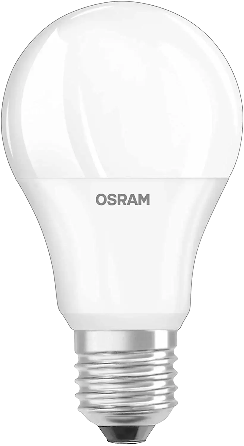Osram LED Relax and Active Classic A/LED Lamp, Classic Bulb Shape: E27, 220 to 240 V, Frosted, 2700 K, Warm White Cool White, 8 W, 60 W Pack of 1