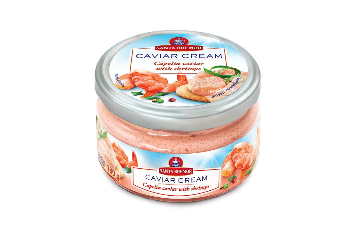 Santa Bremor Capelin Caviar with Shrimps