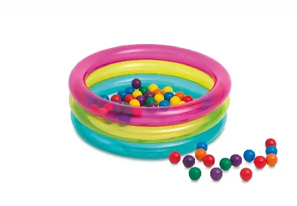 Classic 3-Ring Baby Ball Pit 48674