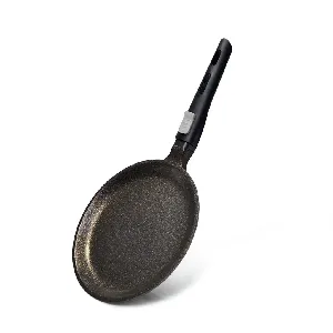 Aluminum Crepe Pan REBUSTO Non-Stick Coating with Detachable Handle and Induction Bottom 24cm