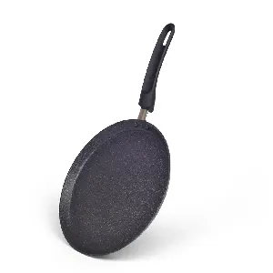 Aluminum Crepe Pan SPARK STONE with Induction Bottom and Non-Stick Coating 24cm