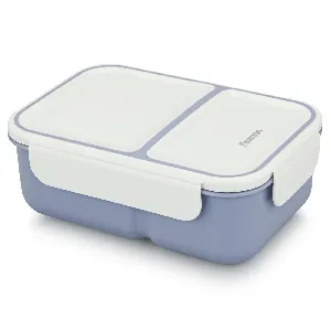 Fissman Lunch Box 2-Compartment 20x14x8cm/1300ml Blue color