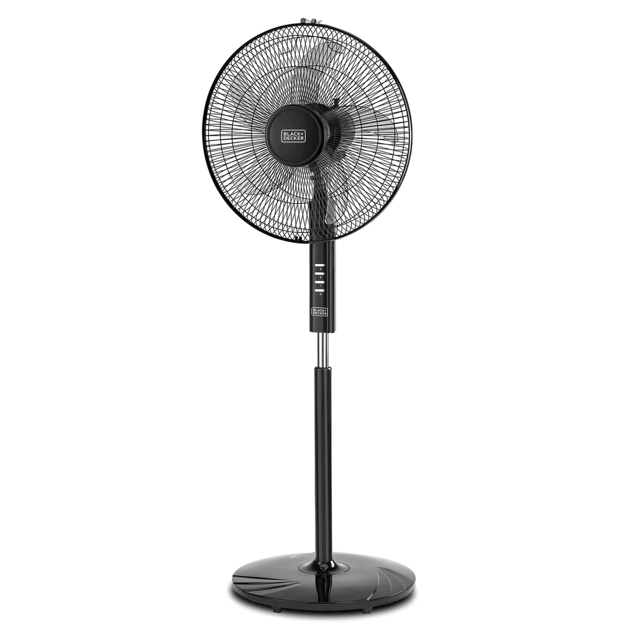 Black+Decker Pedestal Stand Fan 16 inch FS1620-B5 Black
