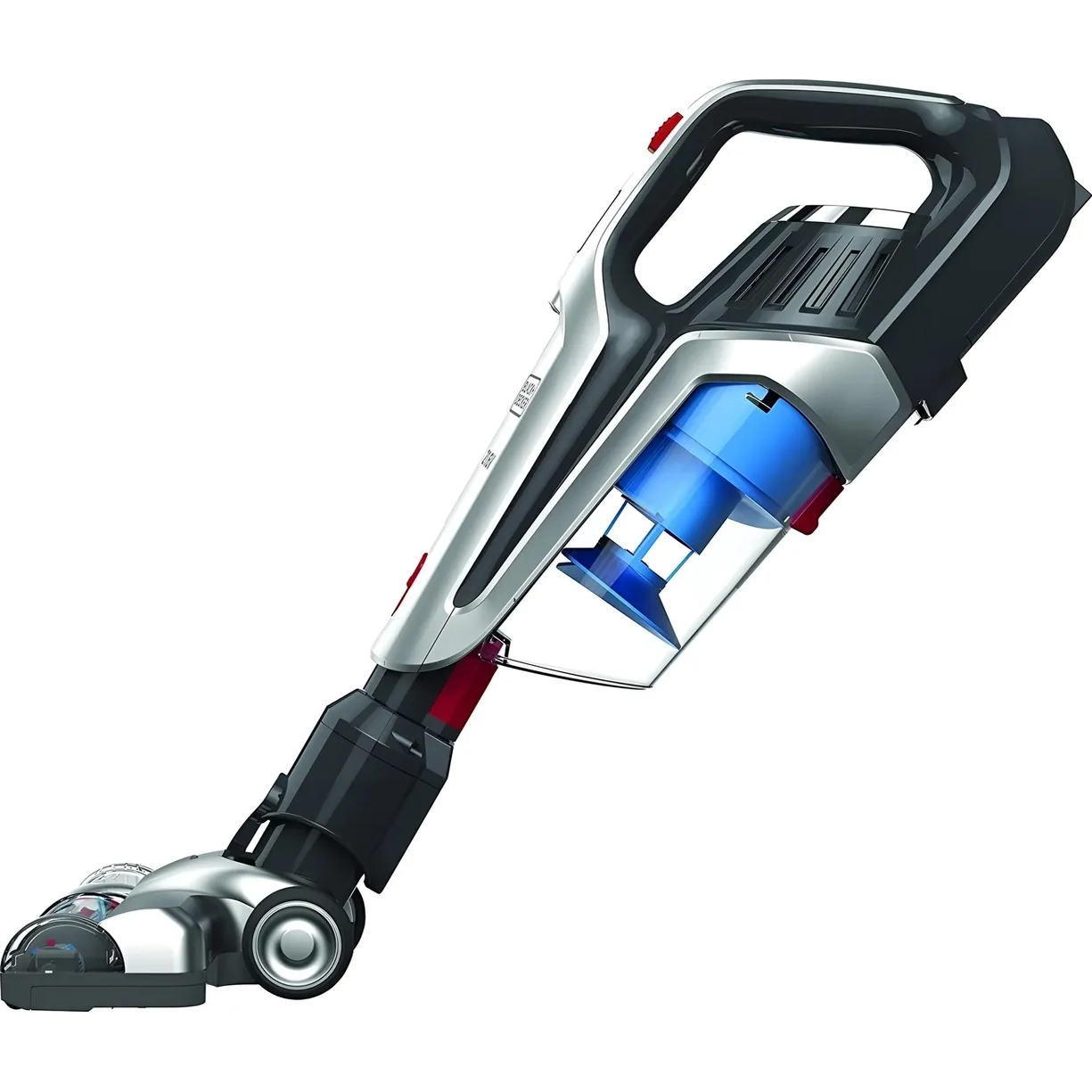 Black+Decker 3-in-1 Cordless Upright Stick Vacuum Cleaner 21.6 V BHFE620J-GB Red/Grey/Silver