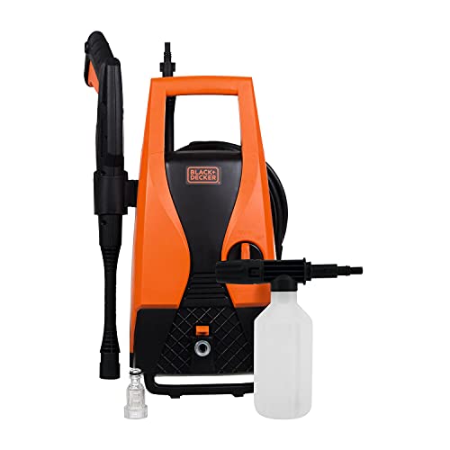Black+Decker Pressure Washer, 1400W, Orange/Black - Pw1450Td-B5, 2 Years Warranty
