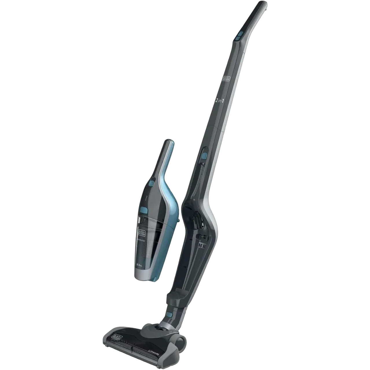 Black+Decker 2-In-1 Cordless Upright Stick Vacuum Cleaner With Handheld Vacuum Cleaner 14.4V SVA420B-B5 Multicolour