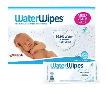 WATER WIPES - BABY WIPES MEGA VALUE BOX 12 x 60s