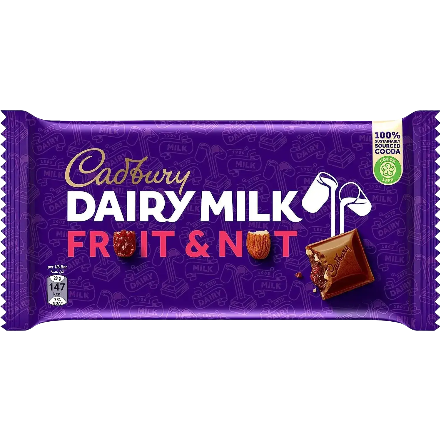  CADBURY DAIRY  MILK Fruit & Nut 