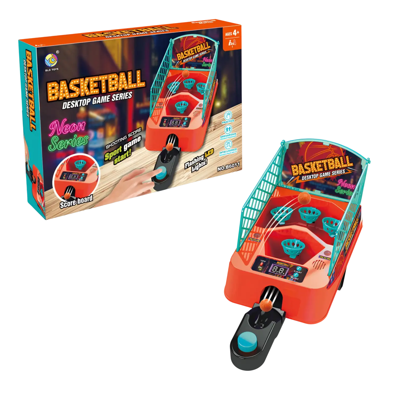 Basketball Desktop Game Neon Serries