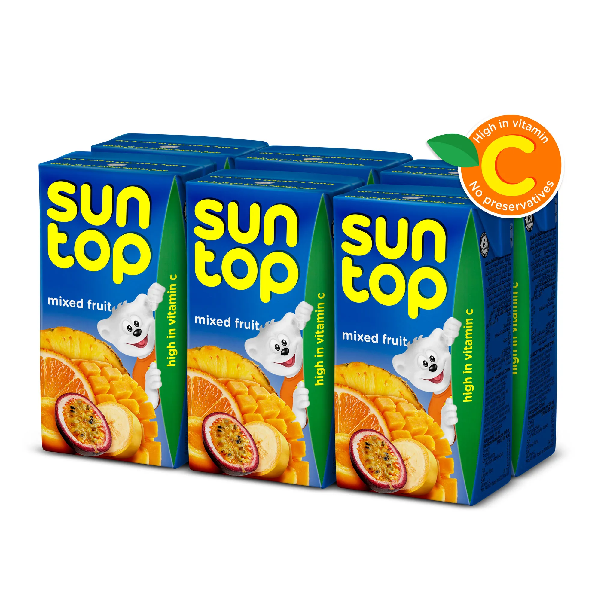 SUNTOP MIXED FRUIT 125ML PK