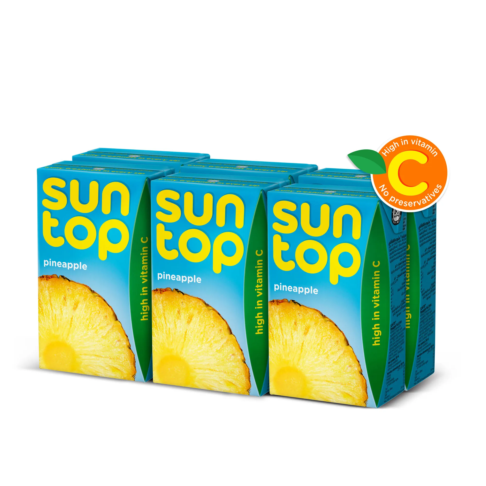 SUNTOP PINEAPPLE 250ML PK