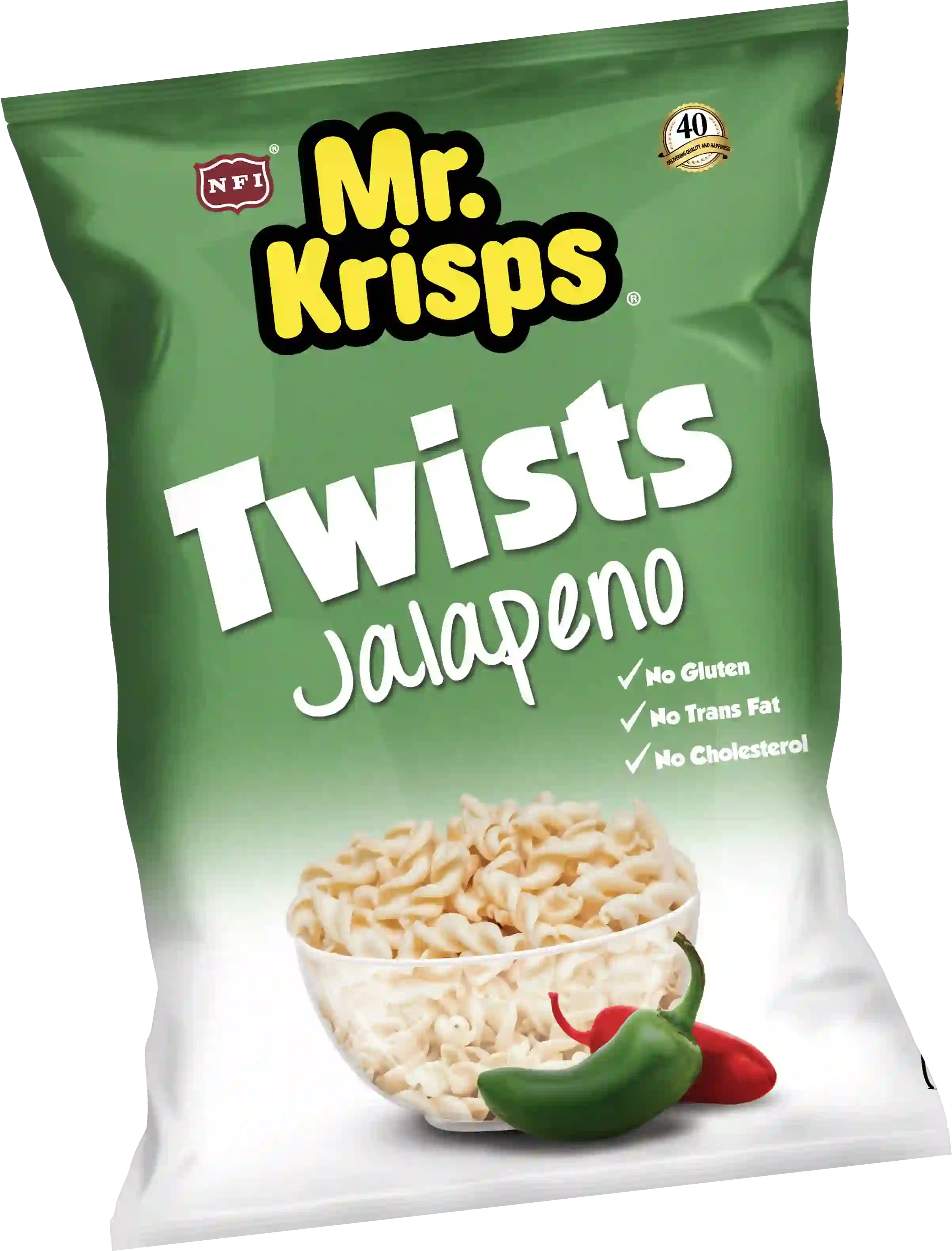 Mr Krisps Twists Jalapeno Pouch