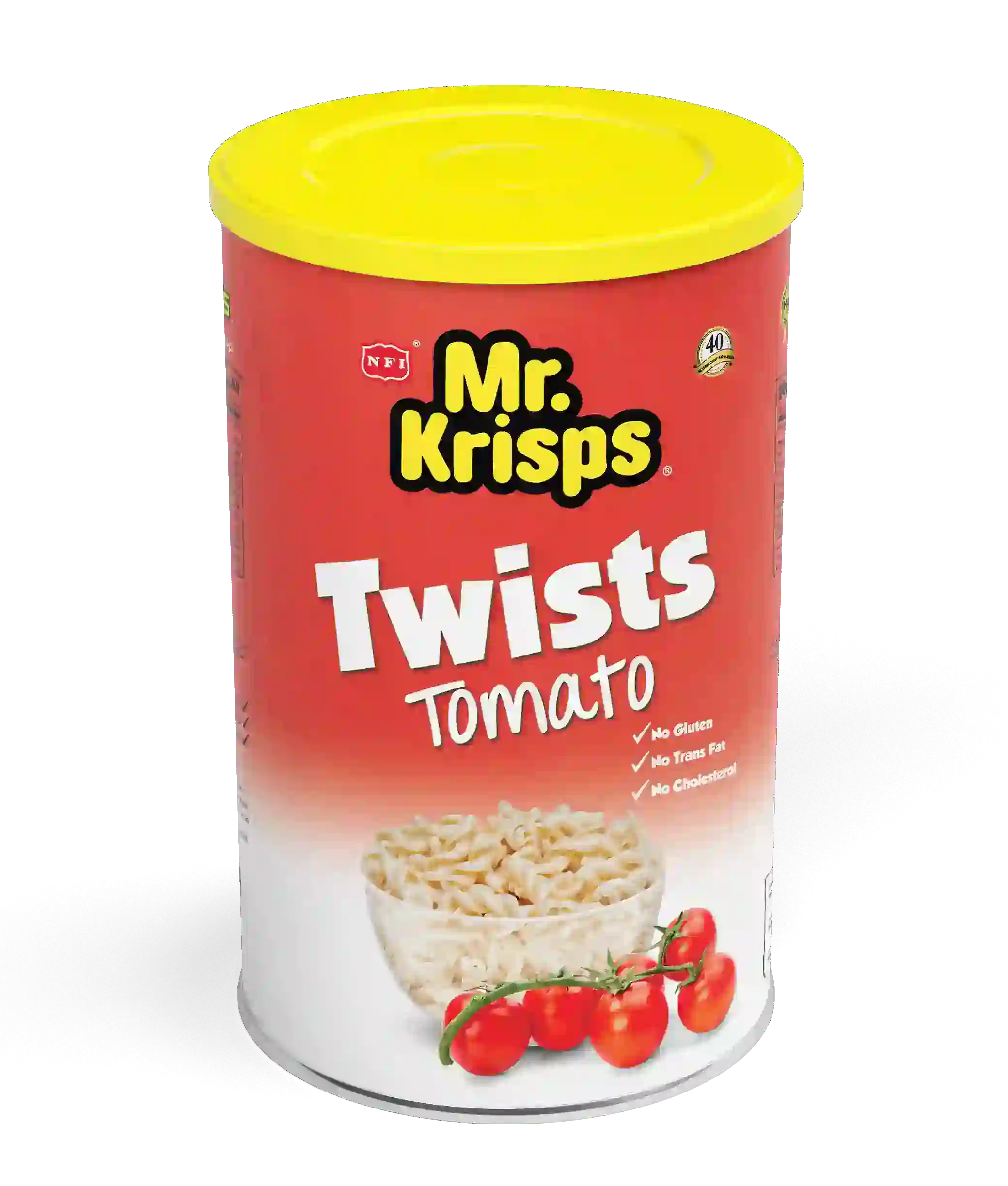 Mr Krisps Twists Tomato Cannisters Canister