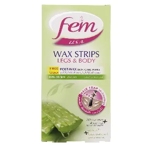 fem body wax strip dry skin 20s