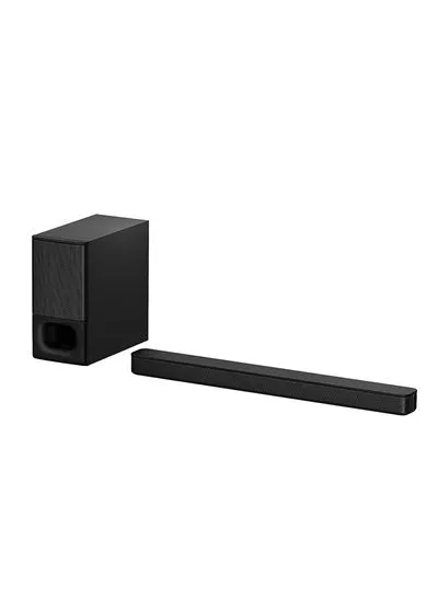 SONY 2.1 Channel Soundbar With Wireless Subwoofer Home Theater Surround Sound Speaker System HT-S350 Black