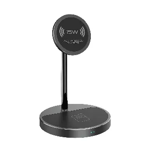 Promate Wireless Charger, 40W High Output Wireless Charging Station With 15W Magnetic Wireless Charger, 20W USB-C Power Delivery and Anti-Slip 5W AirPods Wireless Charger Pad for iPhone 12, A