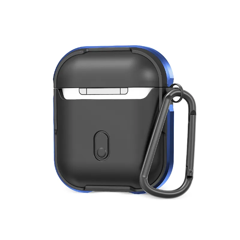 WIWU Defense Armor Strong Metal Ultimate Protection Case For Airpods - Blue
