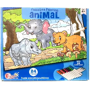 Tu Sun Puzzle and Painting animal