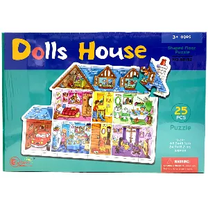 Tu Sun Doll House Shaped Floor Puzzle