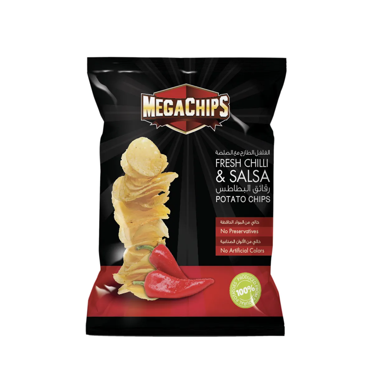 Mega Chips Chilli & Salsa 12 x 90 gms