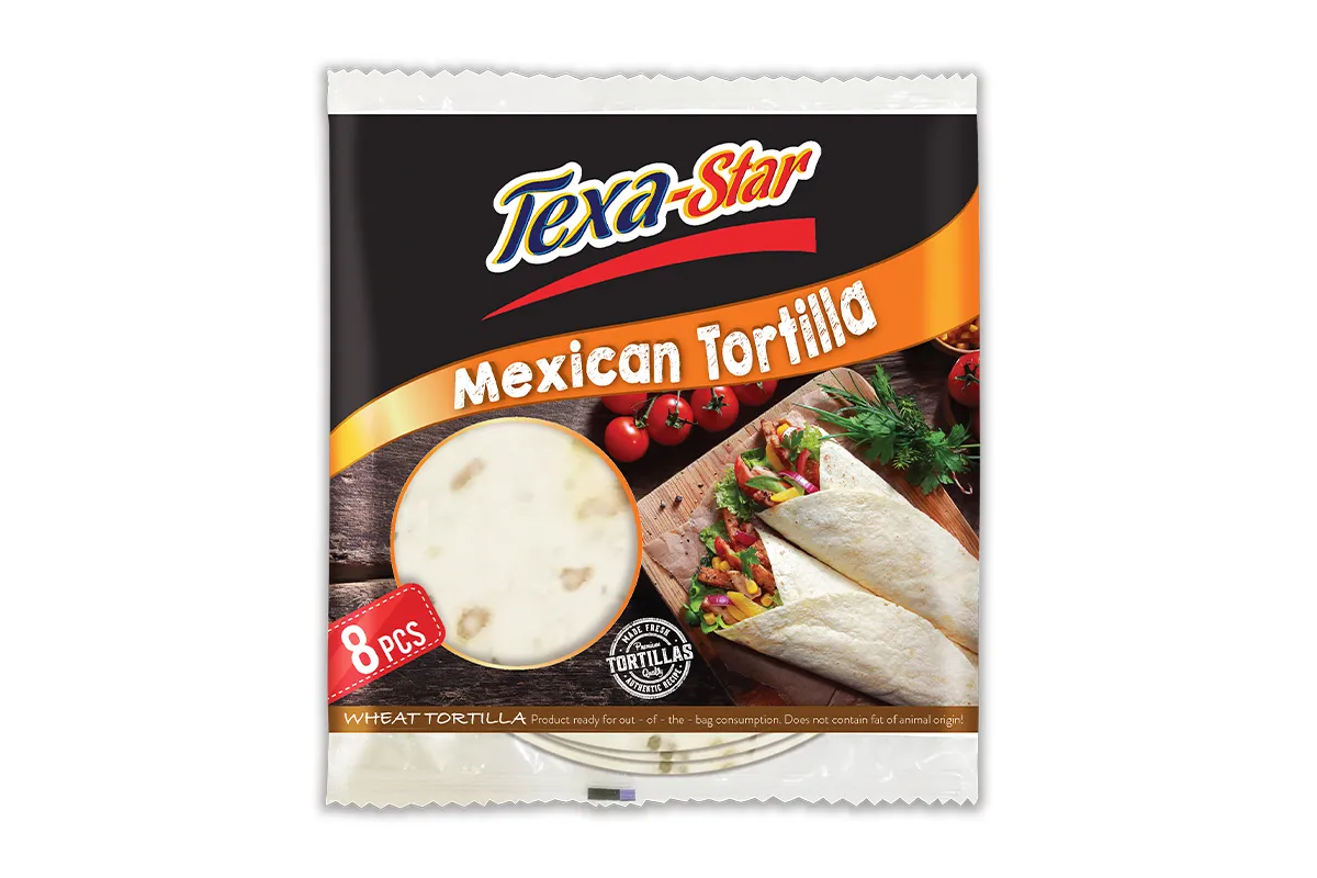 Texa Star Wheat Tortilla 20, 8 sheets