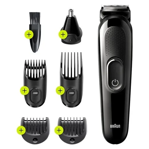 Braun All-In-One Beard Trimmer And Hair Clipper 3 MGK3220 Black