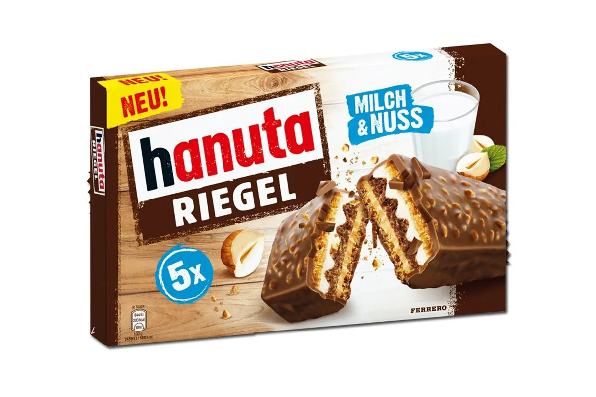 Ferrero Hanuta Riegel Bar pack of 5