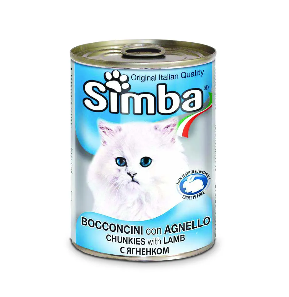 SIMBA CAT FOOD CHUNKIE LAMB
