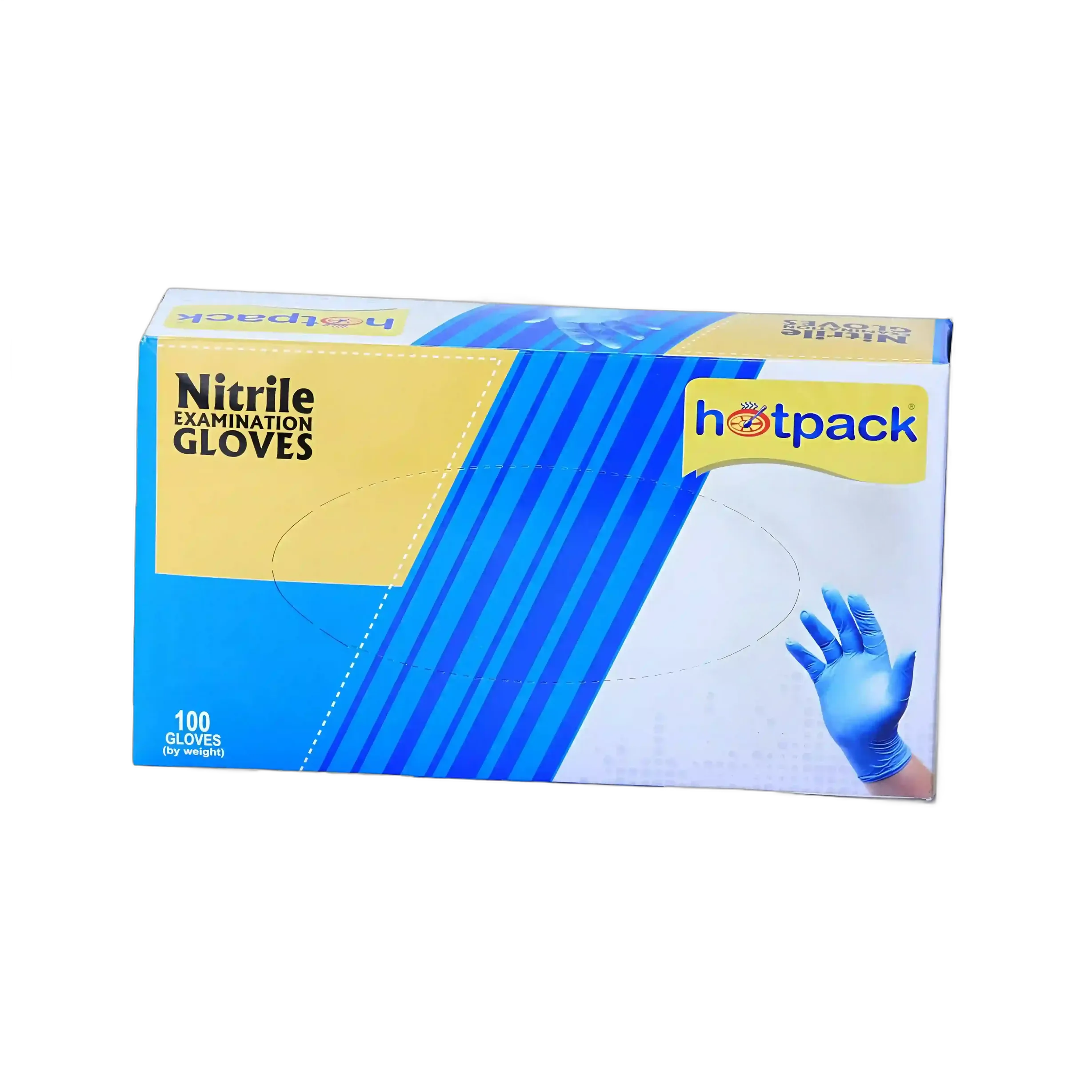 HOTPACK | POWDER FREE NITRILE GLOVES MEDIUM 100 PCS PACK OF 10 BOX