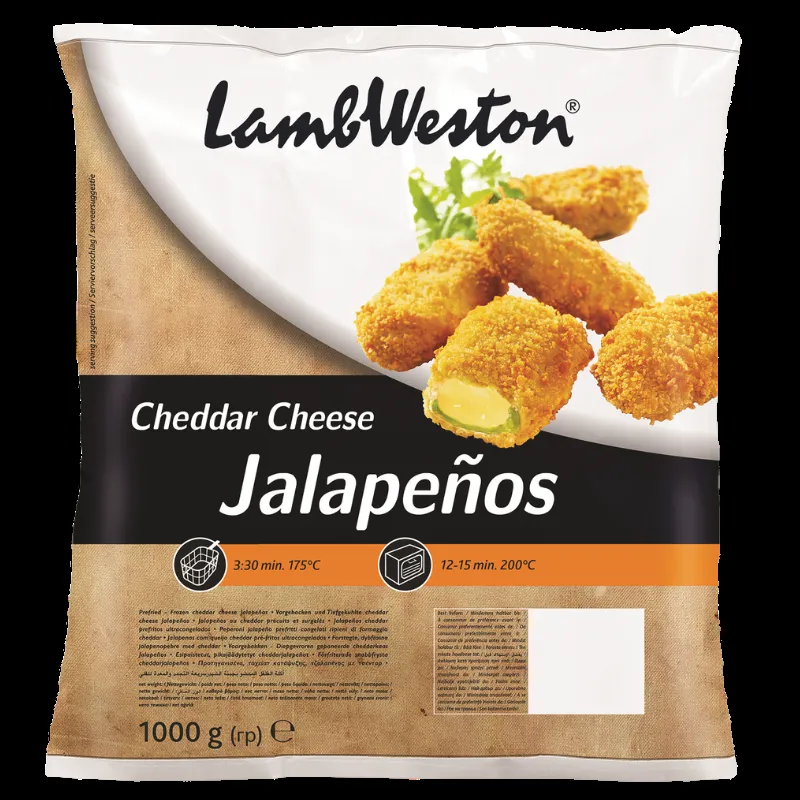 Lamb Weston Cheddar Cheese Jalapenos - CP1/LW480
