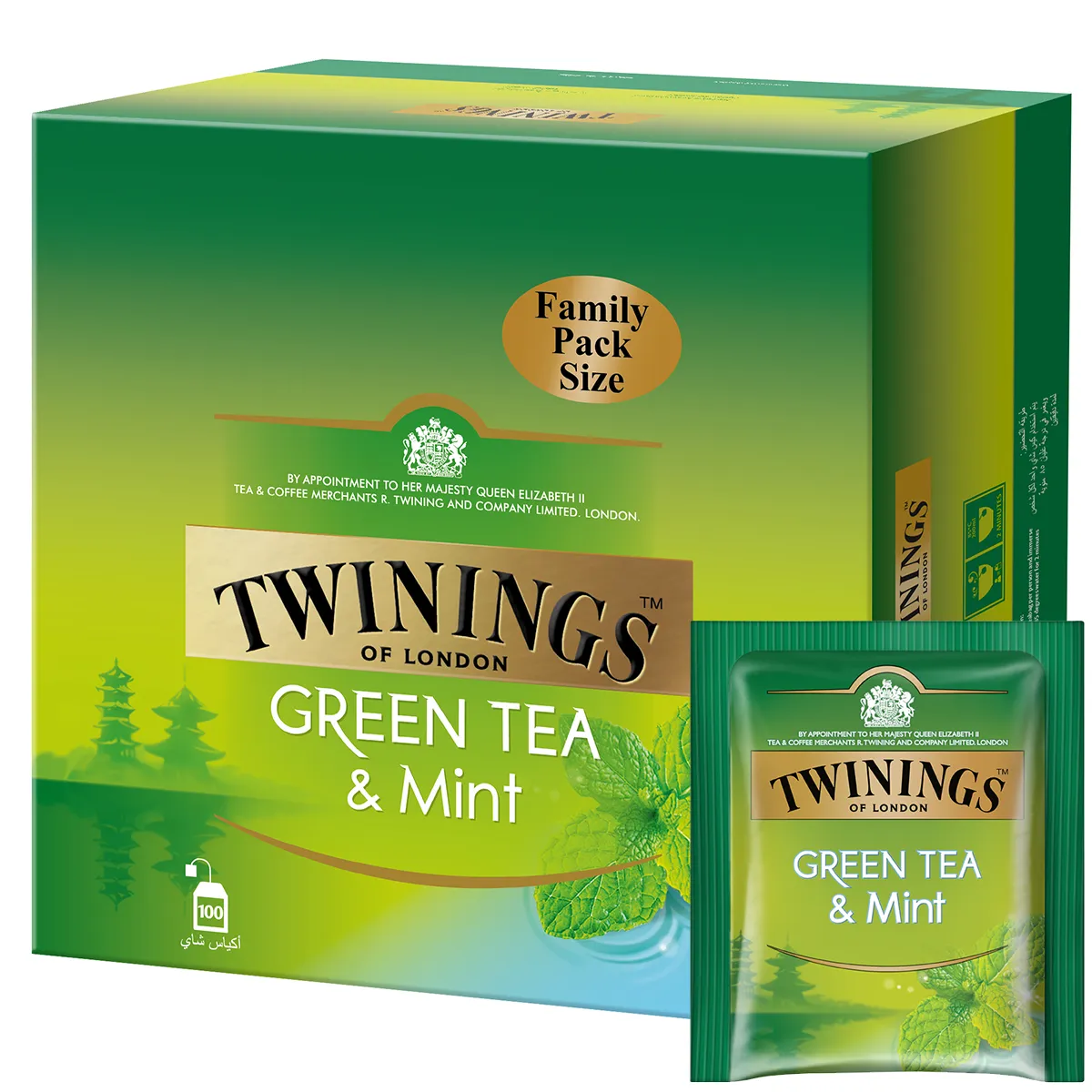 Twinings Green Tea with Mint 100 Tea Bags