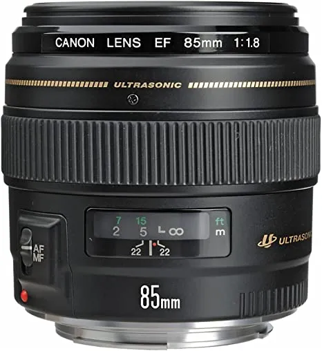 Canon EF 85mm f/1.8 USM Short-Telephoto Lens