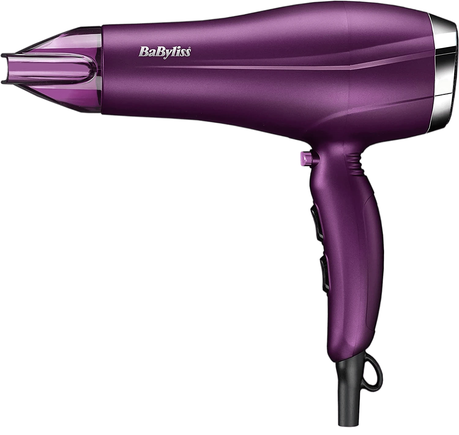 Babyliss 5513Psde Dc Hair Dryer 2300W Smooth Ultra Fast Dryers, 3 Heat, 2 Speed Settings With Cool Shot, Velvet Orchid 5513Psde