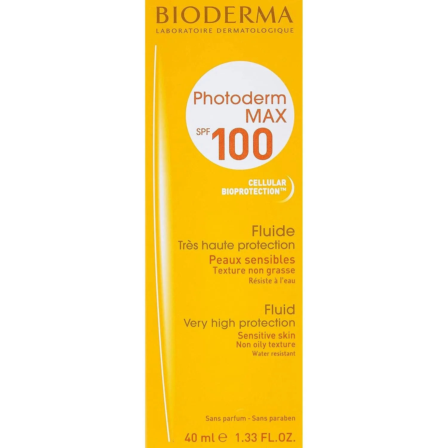 Bioderma Photoderm Face & Body Sunscreen SPF 100 Max Fluid, 40 ml