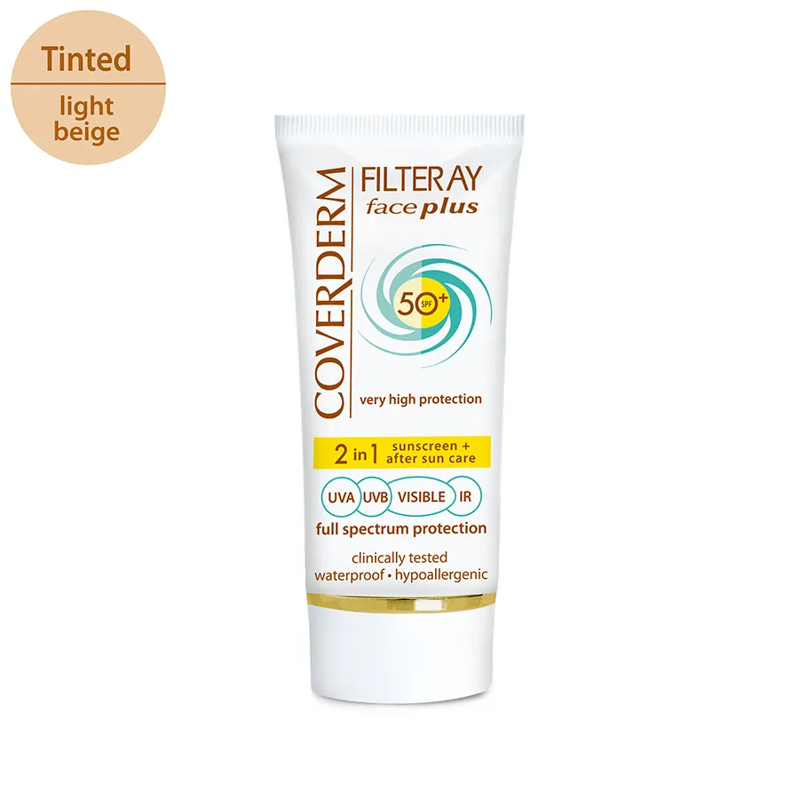 FILTERAY FACE+ SPF 50+ for oily/acneic skin (Light Beige)