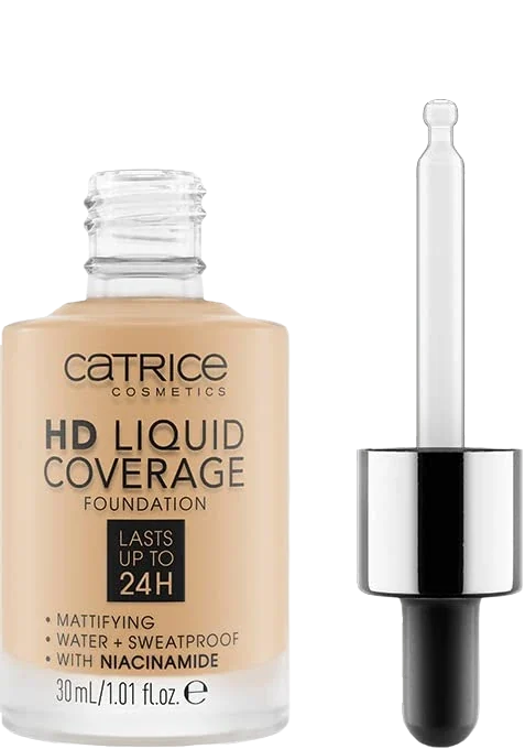 Catrice Hd Liquid Coverage Foundation 036 Hazelnut Beige, 30 Ml