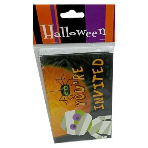 Chamdol Halloween Invitation Cards Multicolour Pack of 6