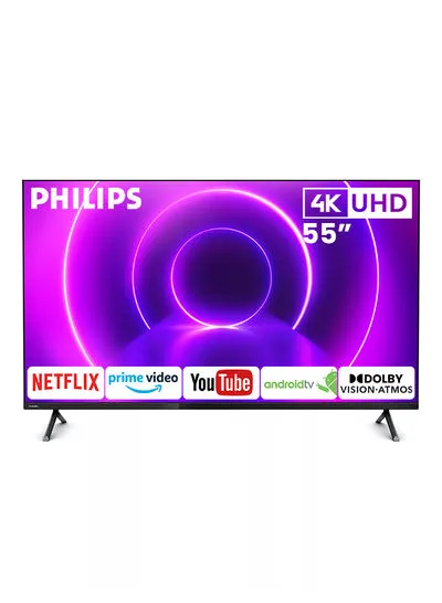 Philips 8200 series 4K UHD LED Android TV 55PUT8215-56 Black