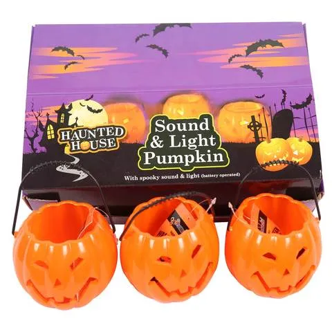 Chamdol Halloween Pumpkin Lamb Orange 3 count