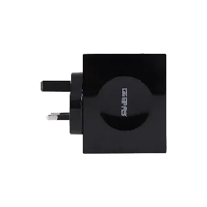 4 USB Charger - Power Port 4, Travel Charger, Ideal for iPhone XS/XS Max/XR/X/8, Galaxy S8/Note 3, iPad Air 2/mini 3, and More