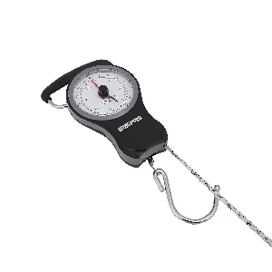 Geepas GLS46510 Portable Scale - Hanging Scale Luggage Fishing Balance Pocket Crane 38 kg | Mechanical Luggage Scales with Double Pointer & 1M Tape | 2 Years Warranty