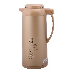 1.9L Hot & Cold Vacuum Flask - Portable Lightweight with Comfortable Handle & Pouring Spot Double Walled Stainless Steel for Tea, Coffee, Hot & Cold Drinks | 24 Hour Heat/Cold Retention | 2 Y