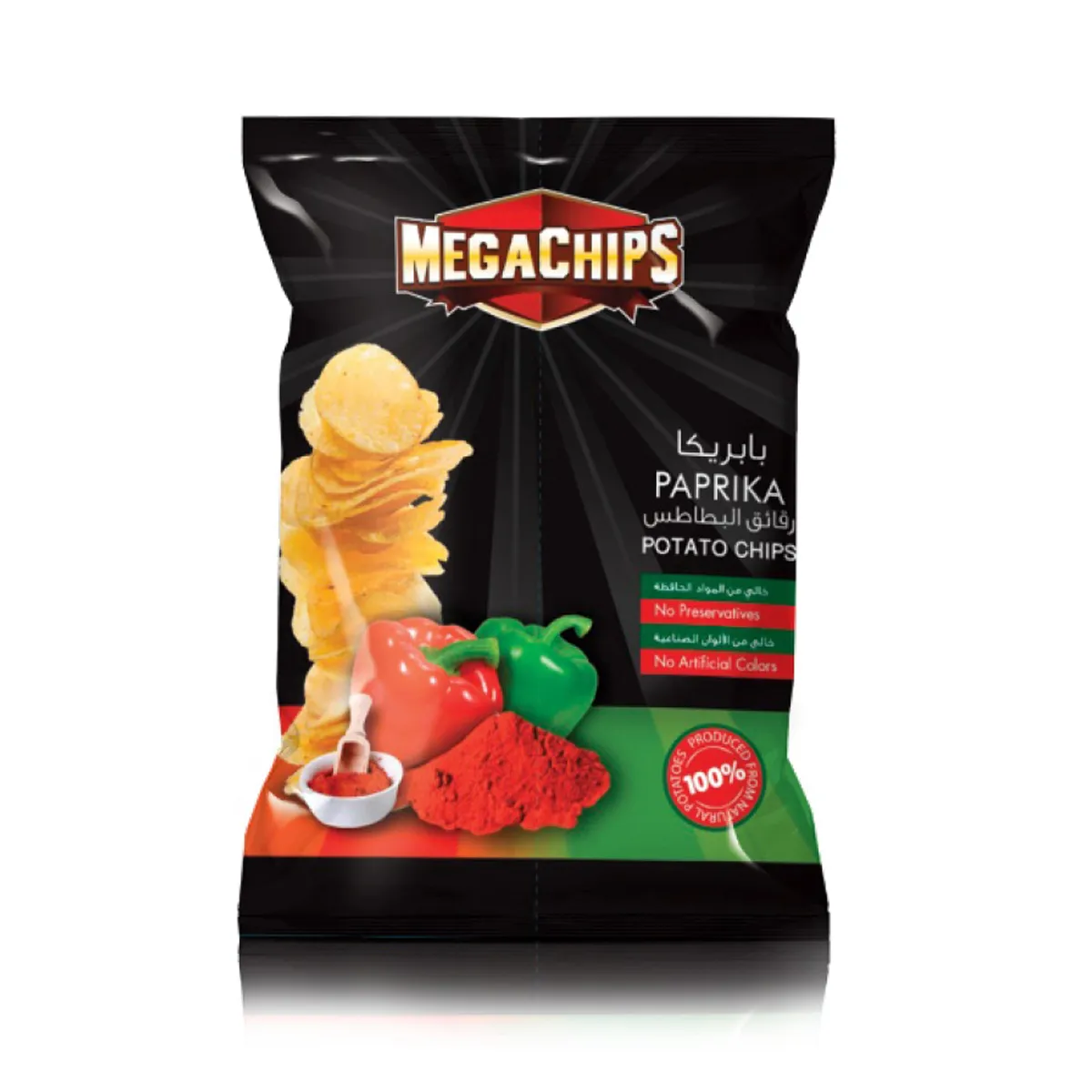Mega Chips Paprika 12 x 90 gms